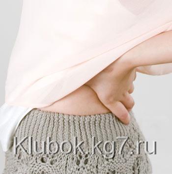 шорты спицами