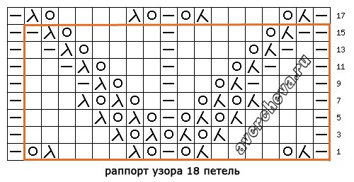 схема узора 493