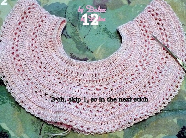 Озорной колокольчик - платьице крючком Озорной колокольчик - платьице крючком