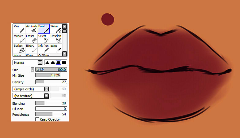 как нарисовать рот человека