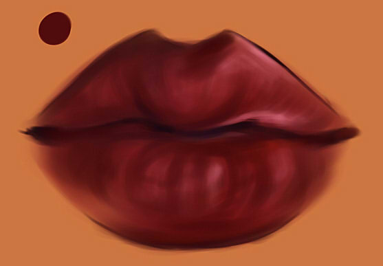 как нарисовать губы поэтапно