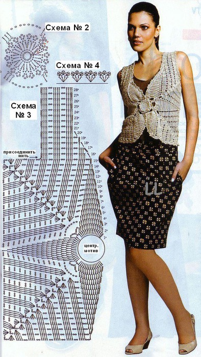 жилет с цветком (2) (394x699, 140Kb)