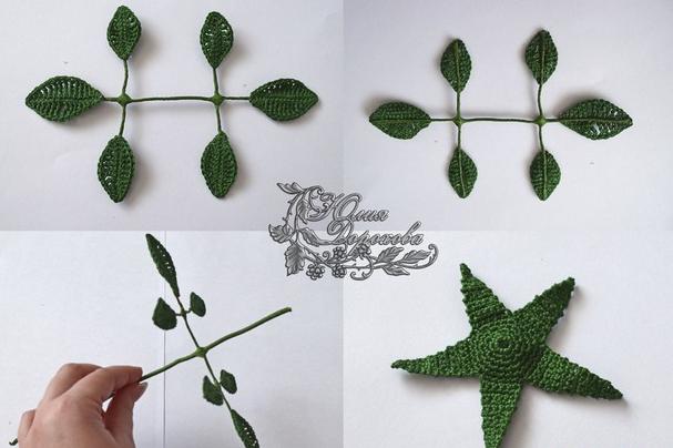 Красивые объемные розы крючком