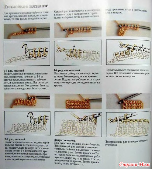 Вязаный цветок.