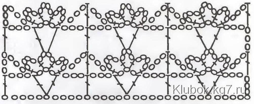 вязаное крючком болеро схема