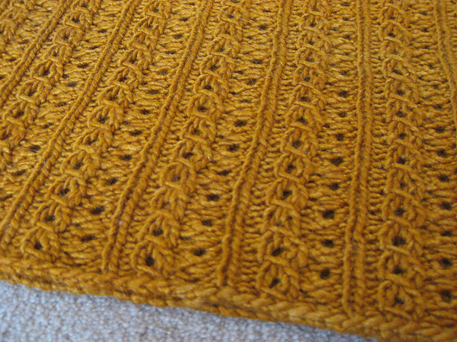 Узор Шарф-снуд спицами