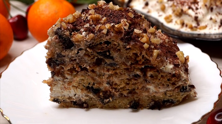 Простой и невероятно вкусный торт за 25 минут (вместе с выпечкой)