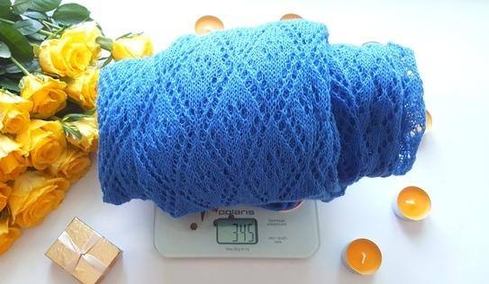 . Ажурное платье по шетландским мотивам