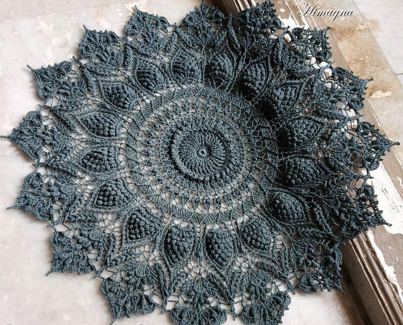 Himagna - PATTERN for a textured doily image 4