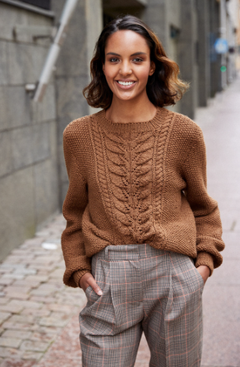 Этот джемпер я нашла на сайте novitaknits.com. Мне понравилась сама модель, её цвет, и тот факт, что к ней прилагалось совершенно бесплатное описание. Слава Богу, на английском (не на финском!).-2