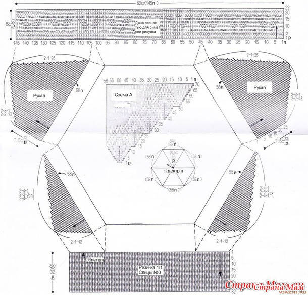 Туника "Полет листьев"