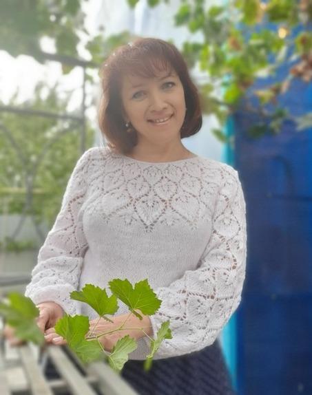 Джемпер "Нежность" в белом