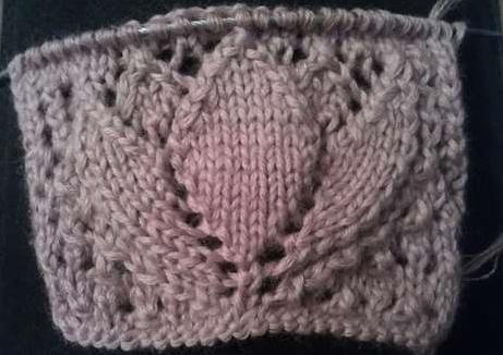 Джемпер Тюльпаны вяжем вместе!