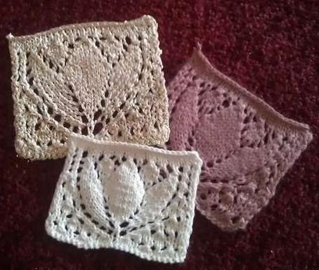 Джемпер Тюльпаны вяжем вместе!