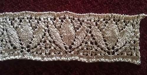 Джемпер Тюльпаны вяжем вместе!