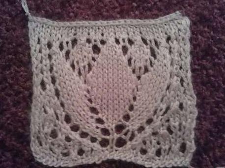 Джемпер Тюльпаны вяжем вместе!