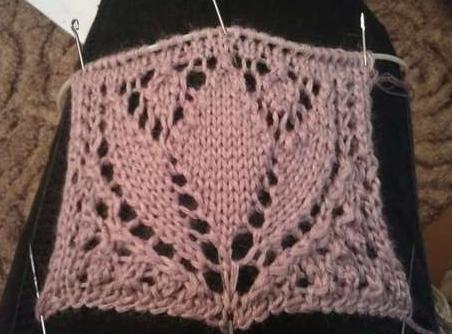 Джемпер Тюльпаны вяжем вместе!