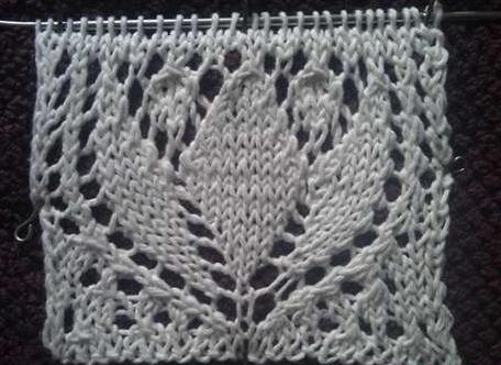 Джемпер Тюльпаны вяжем вместе!