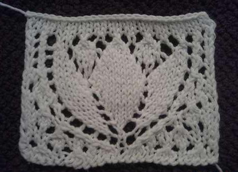 Джемпер Тюльпаны вяжем вместе!