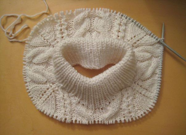 Я влюбилась этот белоснежный пуловер с мехом. Вязать сложно, удержаться не возможно