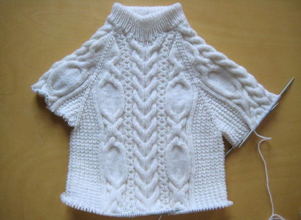 Я влюбилась этот белоснежный пуловер с мехом. Вязать сложно, удержаться не возможно