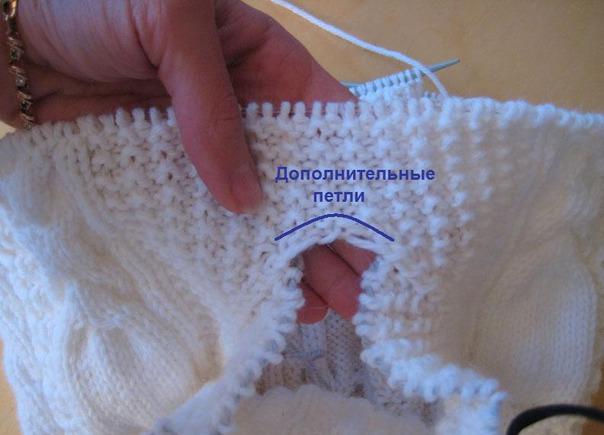 Я влюбилась этот белоснежный пуловер с мехом. Вязать сложно, удержаться не возможно