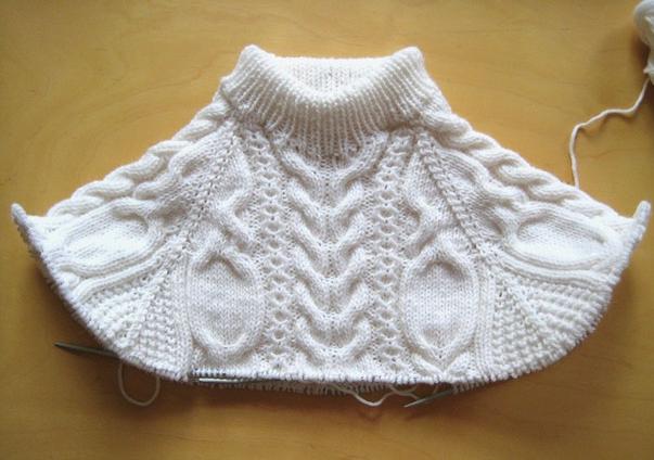 Я влюбилась этот белоснежный пуловер с мехом. Вязать сложно, удержаться не возможно