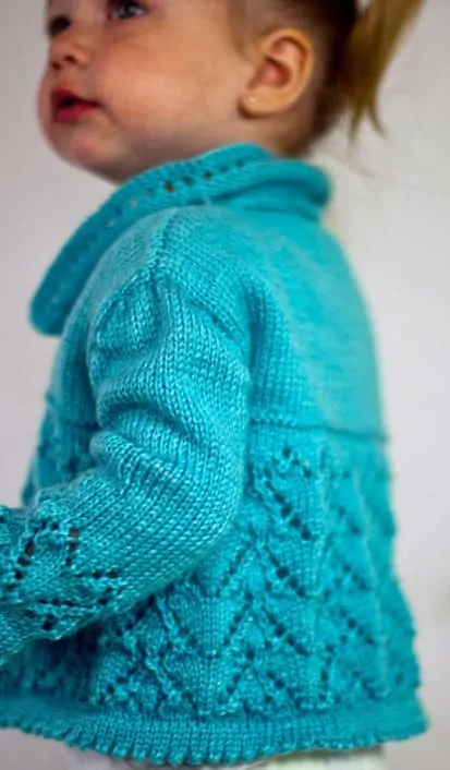 Кофточка вид сбоку