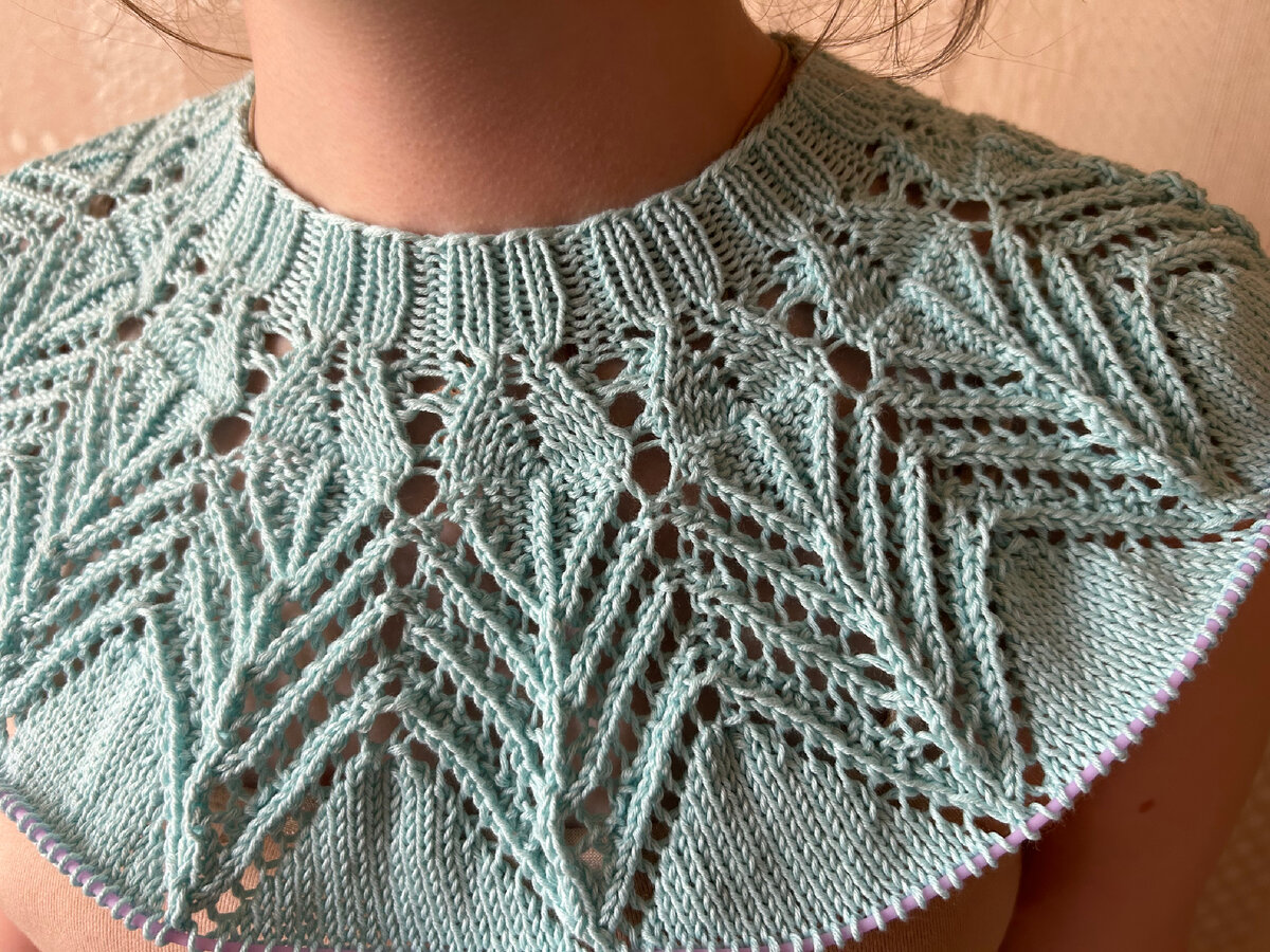 Горловина до стирки - посмотрите, как плотно прилегает к шее