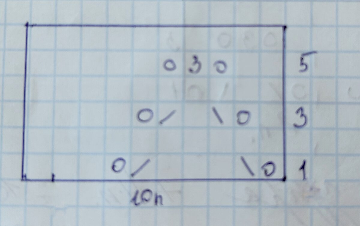 схема ажура по низу футболки