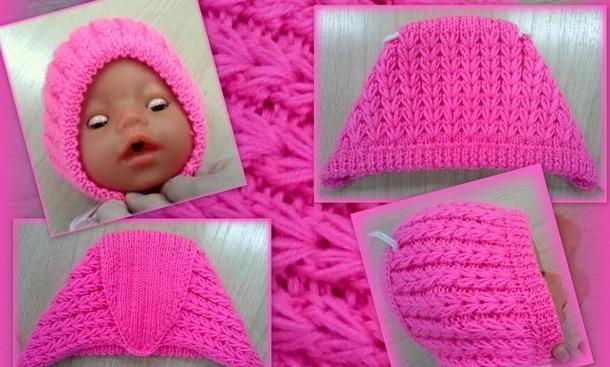 . Чепчик КОЛОСКИ для новорожденного