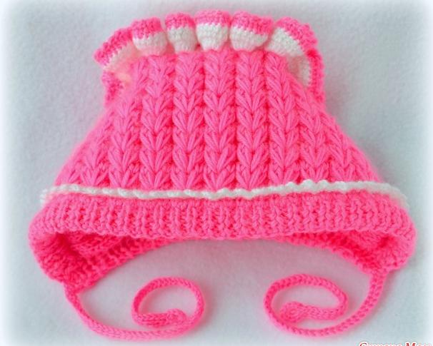 . Чепчик КОЛОСКИ для новорожденного