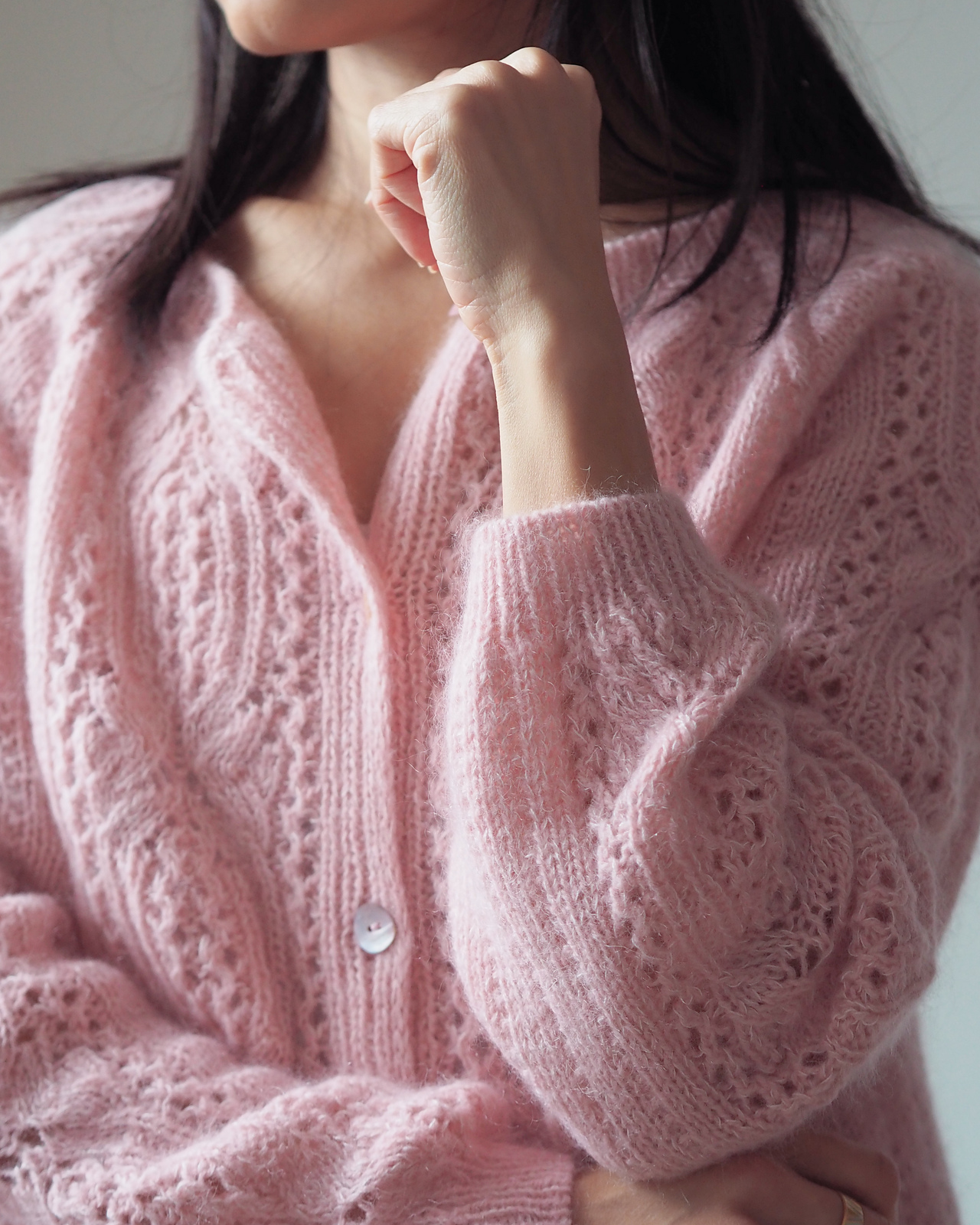 Красивый кардиган спицами