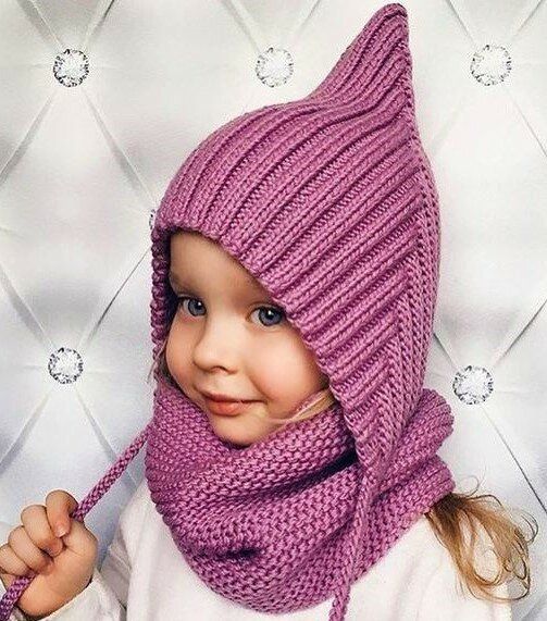 Простейший способ связать детскую шапочку