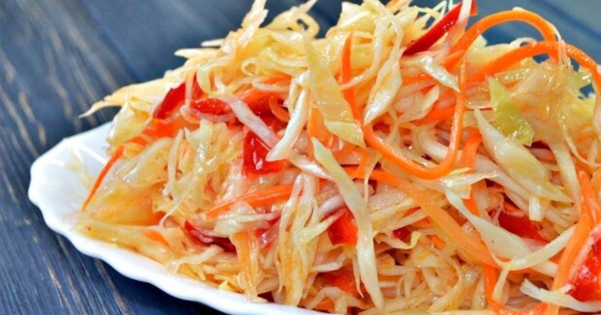 Смачна маринована капуста швидкого приготування