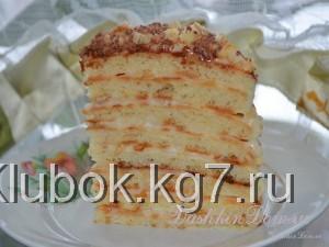 торт творожный