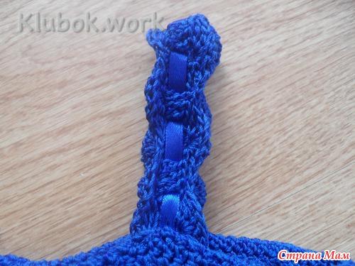 Платье крючком на День Рождения