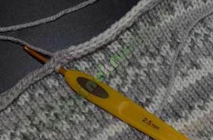 Обработка горловины. Кетлевка ложная кетлевка-ложная