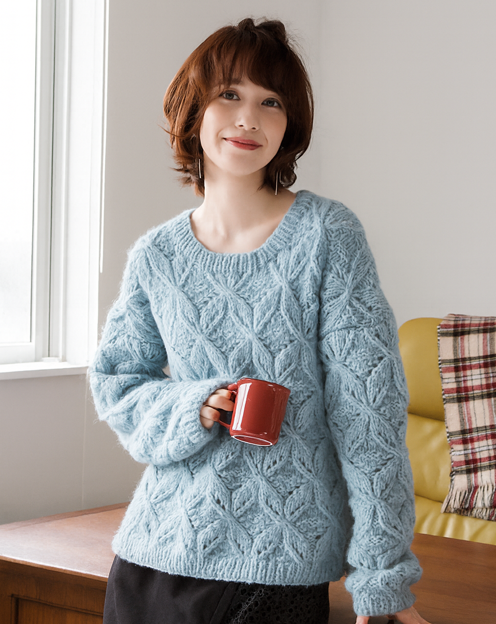 Пуловер спицами Пуловер спицами