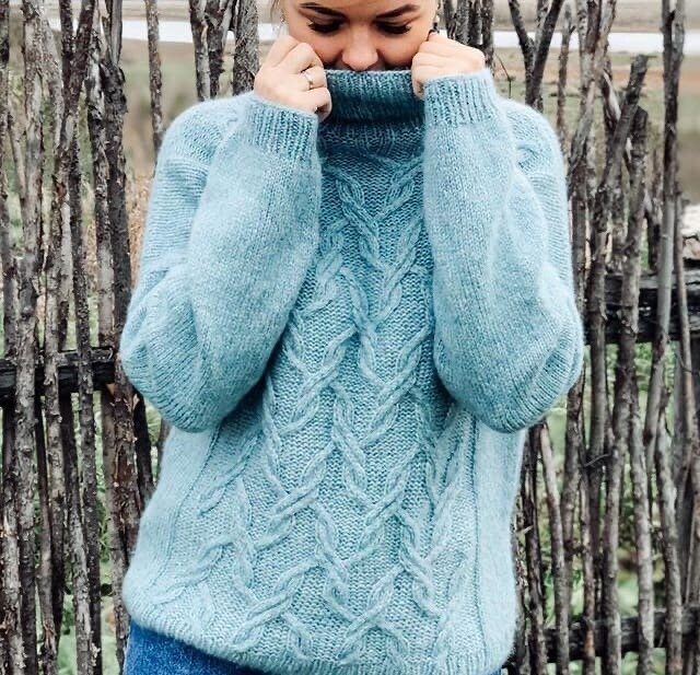 Свитер спицами Свитер спицами