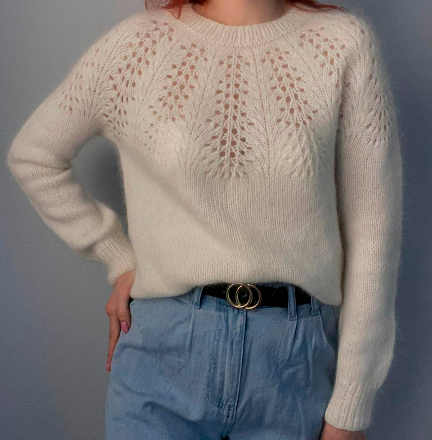 Джемпер спицами Джемпер спицами