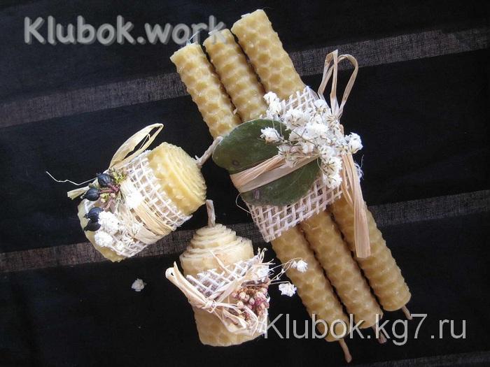 Свечи из вощины делаем сами Свечи из вощины делаем сами