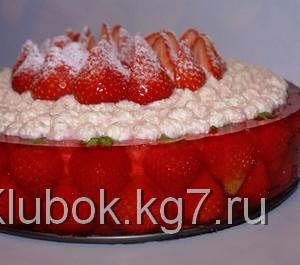 Клубнично-малиновый торт Клубнично-малиновый торт