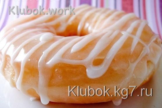 Пончики с глазурью Пончики с глазурью