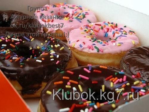 Пончики с глазурью (американский рецепт как в «Dunkin Donuts»)