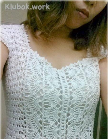 Летний топ крючком. Фото с МК Летний топ крючком. Фото с МК