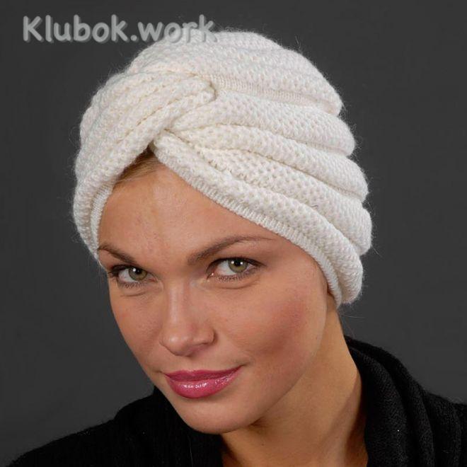 Как связать чалму спицами Как связать чалму спицами