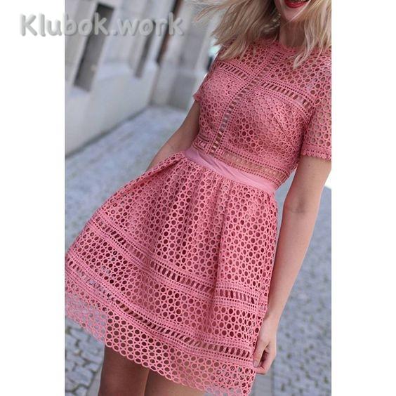 Стильное платье крючком Стильное платье крючком