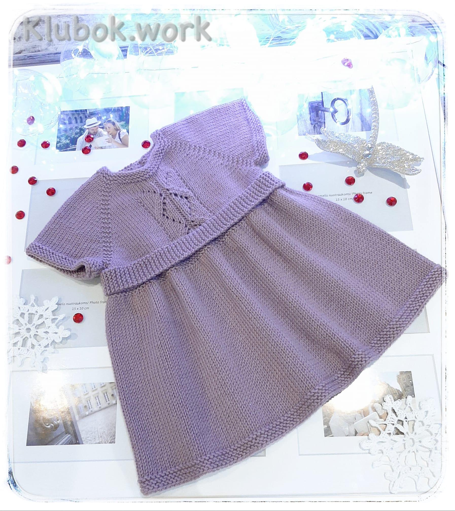 Платье для девочки спицами. Мастер An?elina E. Платье для девочки спицами. Мастер An?elina E.