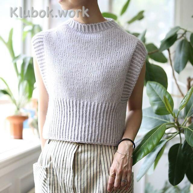 Жилет спицами Жилет спицами